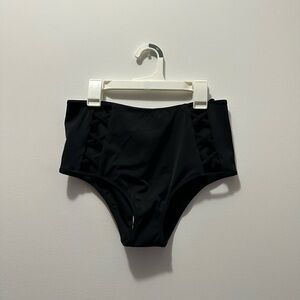 SHADE & SHORE - High Waist Swim Bottoms - Black - Size: M